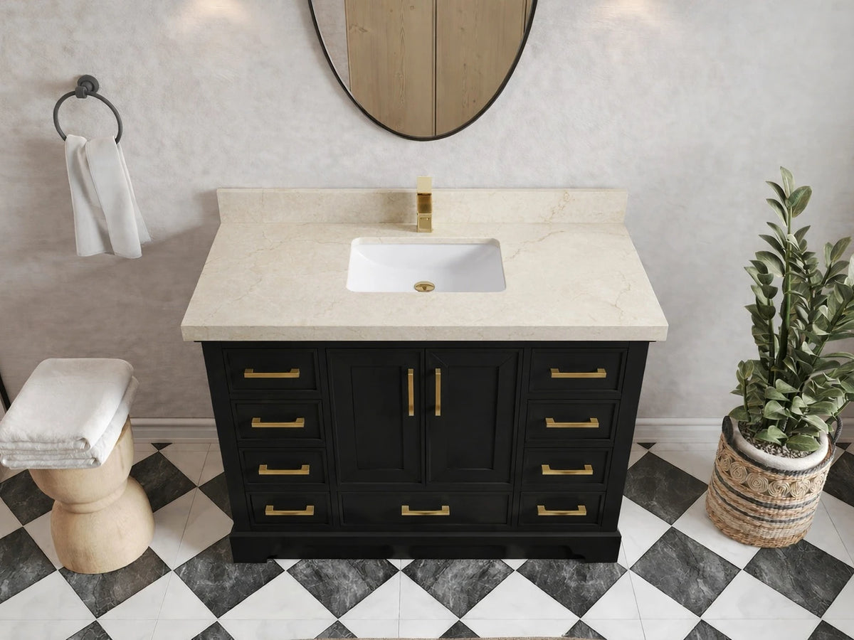 Charlotte 48 in. W x 22 in. D Single Sink Bathroom Vanity
