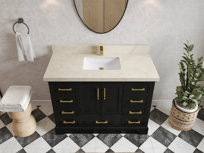 Charlotte 48 in. W x 22 in. D Single Sink Bathroom Vanity