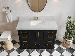 Charlotte 48 in. W x 22 in. D Single Sink Bathroom Vanity - photo 24