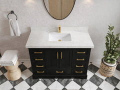 Charlotte 48 in. W x 22 in. D Single Sink Bathroom Vanity - photo 14