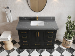 Charlotte 48 in. W x 22 in. D Single Sink Bathroom Vanity - photo 16