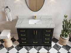 Charlotte 48 in. W x 22 in. D Single Sink Bathroom Vanity - photo 19