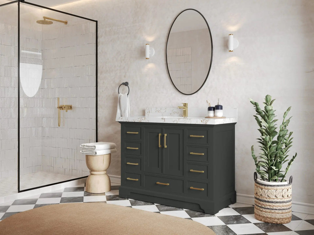 Charlotte 48 in. W x 22 in. D Single Sink Bathroom Vanity