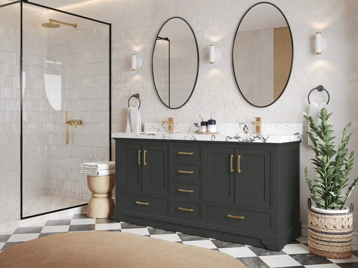 Charlotte 72 in. W x 22 in. D Double Sink Bathroom Vanity - photo 4