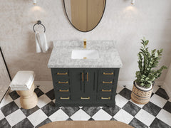 Charlotte 42 in. W x 22 in. D Single Sink Bathroom Vanity - photo 17