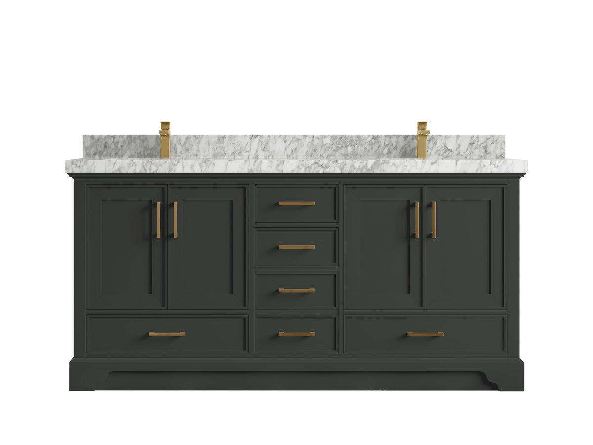 Charlotte 72 in. W x 22 in. D Double Sink Bathroom Vanity