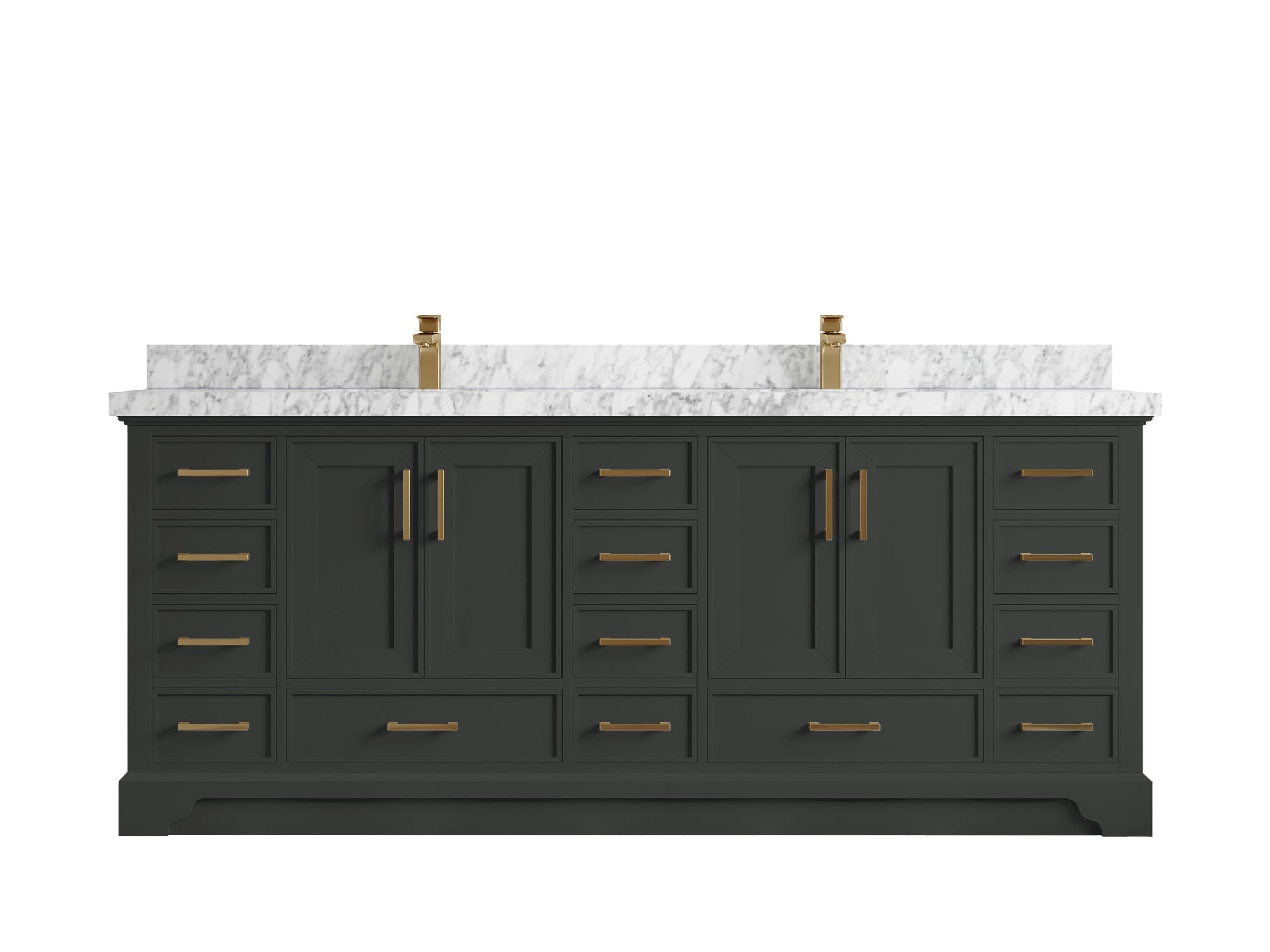 Charlotte 84 in. W x 22 in. D Double Sink Bathroom Vanity