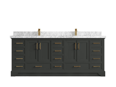 Charlotte 84 in. W x 22 in. D Double Sink Bathroom Vanity