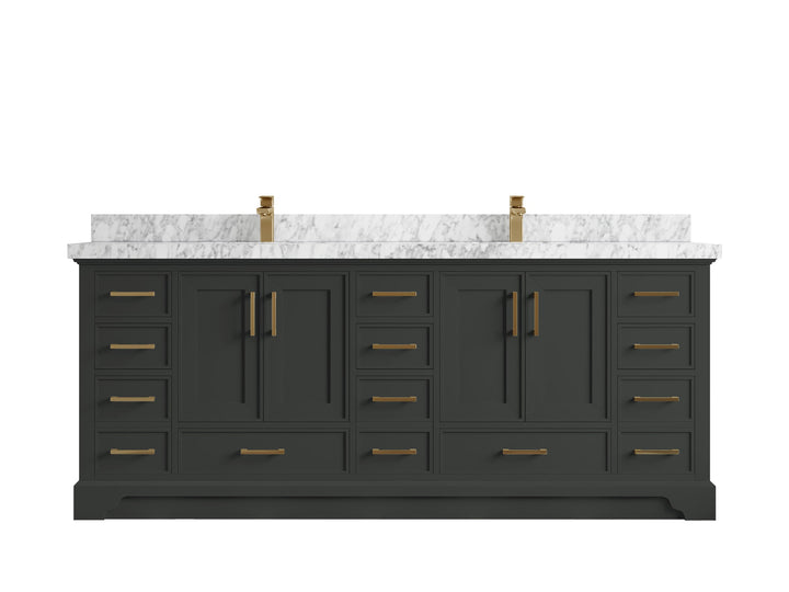 Charlotte 84 in. W x 22 in. D Double Sink Bathroom Vanity - photo 18