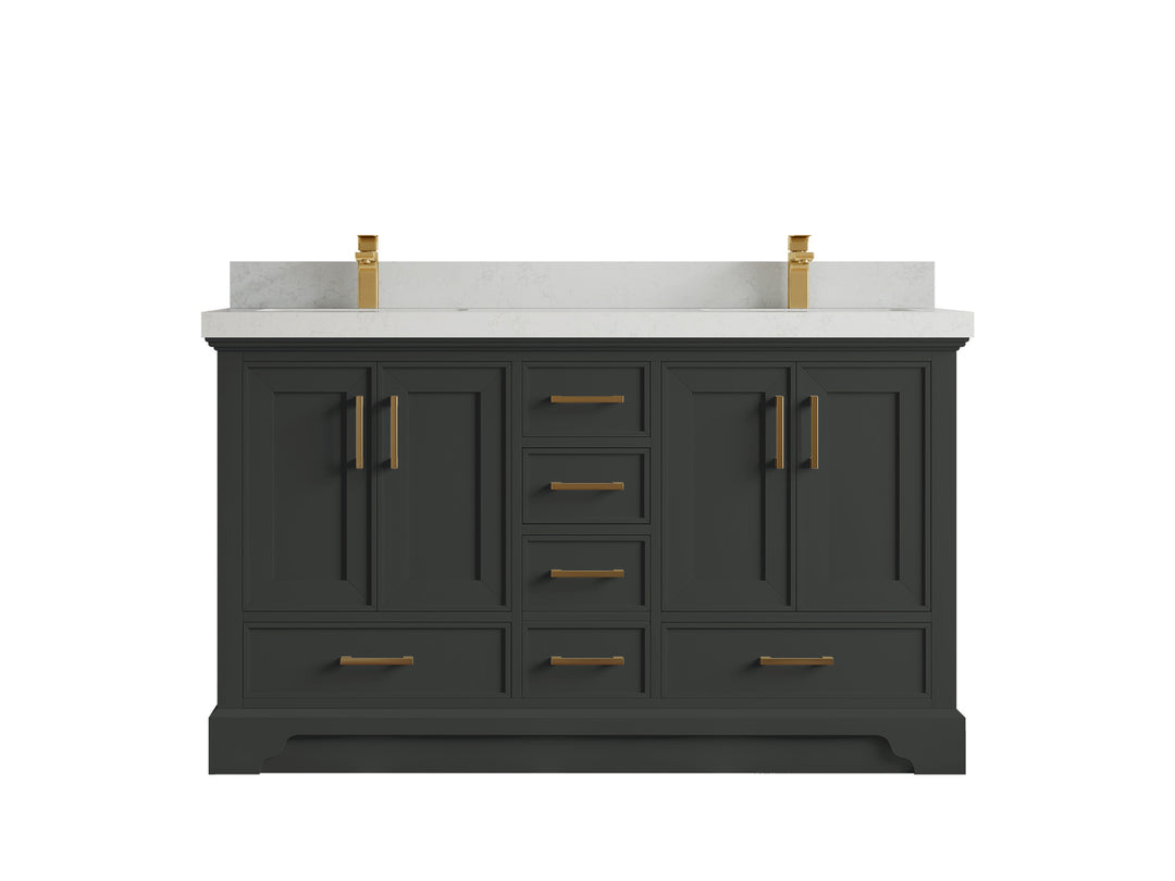 Charlotte 60 in. W x 22 in. D Double Sink Bathroom Vanity