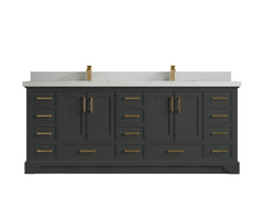 Charlotte 84 in. W x 22 in. D Double Sink Bathroom Vanity - photo 20
