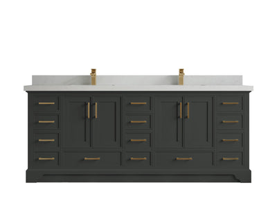 Charlotte 84 in. W x 22 in. D Double Sink Bathroom Vanity