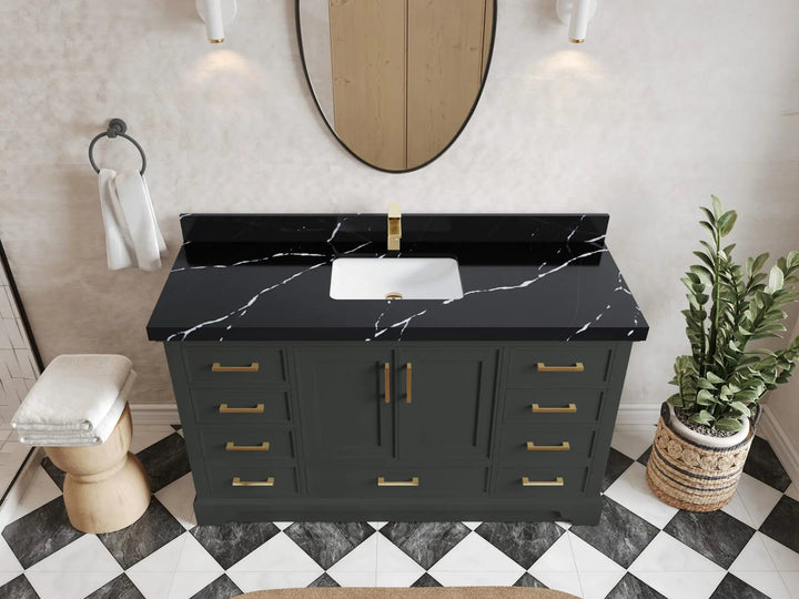 Charlotte 60 in. W x 22 in. D Single Sink Bathroom Vanity - photo 7