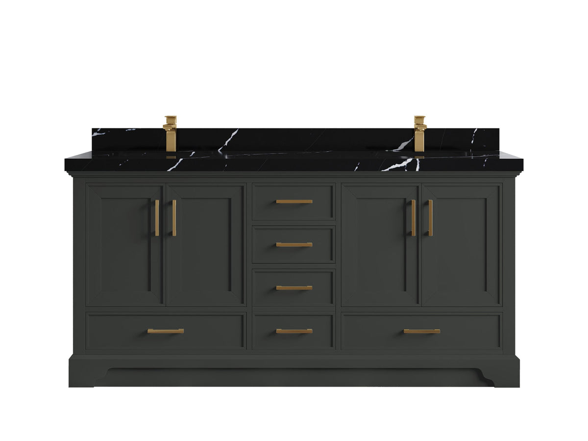 Charlotte 72 in. W x 22 in. D Double Sink Bathroom Vanity