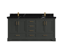 Charlotte 72 in. W x 22 in. D Double Sink Bathroom Vanity - photo 8