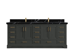Charlotte 84 in. W x 22 in. D Double Sink Bathroom Vanity - photo 8