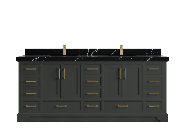 Charlotte 84 in. W x 22 in. D Double Sink Bathroom Vanity - photo 8