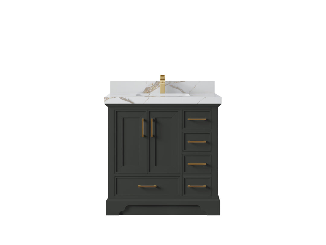 Charlotte 36 in. W x 22 in. D Center Sink Bathroom Vanity