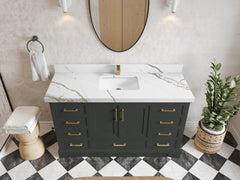 Charlotte 60 in. W x 22 in. D Single Sink Bathroom Vanity - photo 9