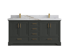 Charlotte 72 in. W x 22 in. D Double Sink Bathroom Vanity - photo 10