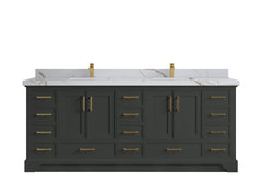 Charlotte 84 in. W x 22 in. D Double Sink Bathroom Vanity - photo 11
