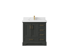 Charlotte 36 in. W x 22 in. D Center Sink Bathroom Vanity - photo 1