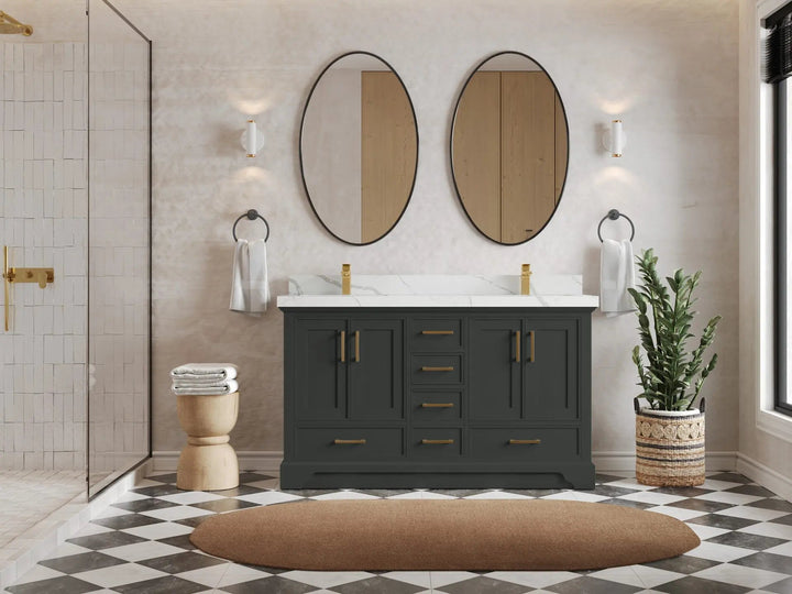 Charlotte 60 in. W x 22 in. D Double Sink Bathroom Vanity - photo 4