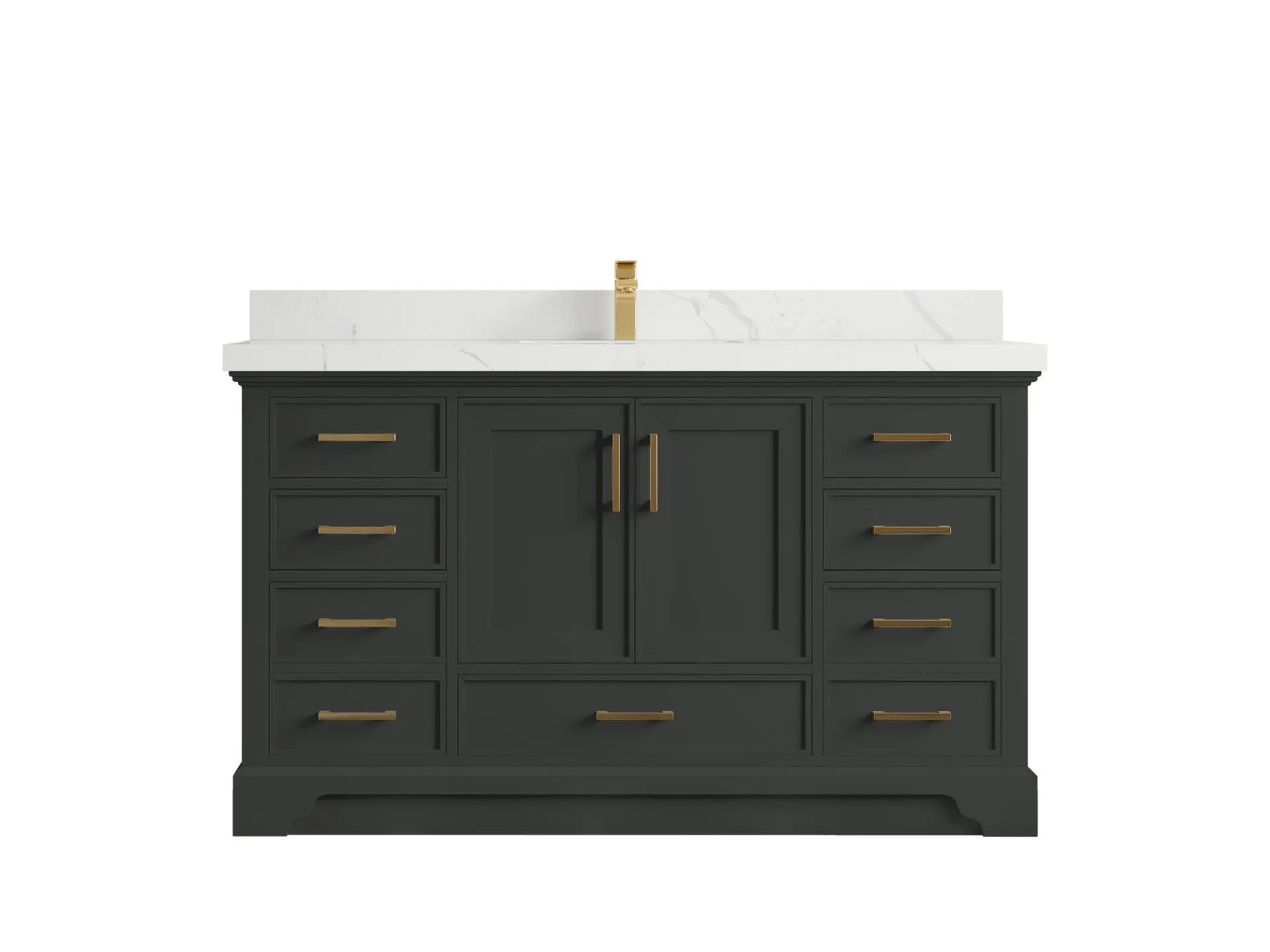 Charlotte 60 in. W x 22 in. D Single Sink Bathroom Vanity