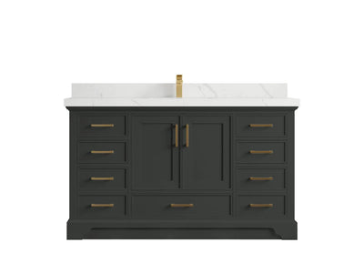 Charlotte 60 in. W x 22 in. D Single Sink Bathroom Vanity