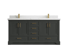 Charlotte 72 in. W x 22 in. D Double Sink Bathroom Vanity - photo 12