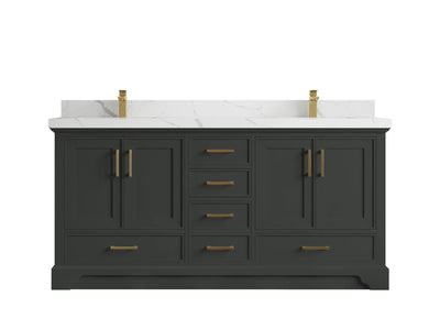 Charlotte 72 in. W x 22 in. D Double Sink Bathroom Vanity