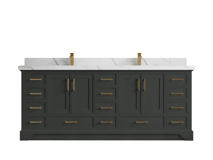 Charlotte 84 in. W x 22 in. D Double Sink Bathroom Vanity - photo 1