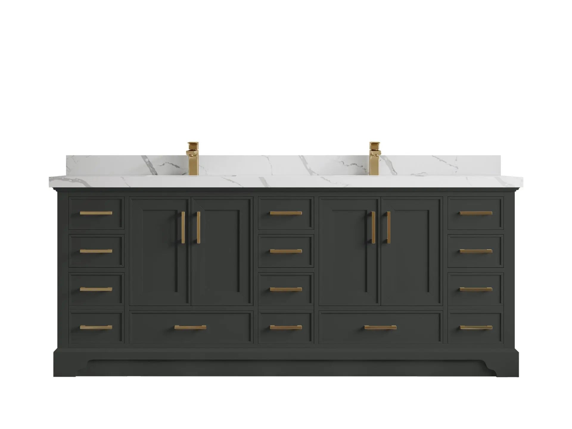 Charlotte 84 in. W x 22 in. D Double Sink Bathroom Vanity