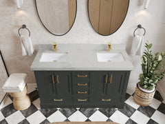 Charlotte 60 in. W x 22 in. D Double Sink Bathroom Vanity - photo 13