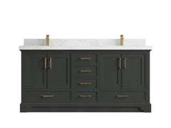 Charlotte 72 in. W x 22 in. D Double Sink Bathroom Vanity - photo 14