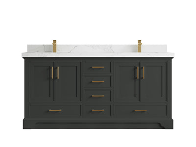 Charlotte 72 in. W x 22 in. D Double Sink Bathroom Vanity