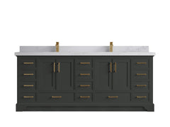 Charlotte 84 in. W x 22 in. D Double Sink Bathroom Vanity - photo 15