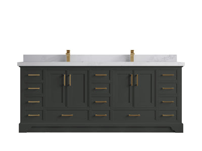 Charlotte 84 in. W x 22 in. D Double Sink Bathroom Vanity