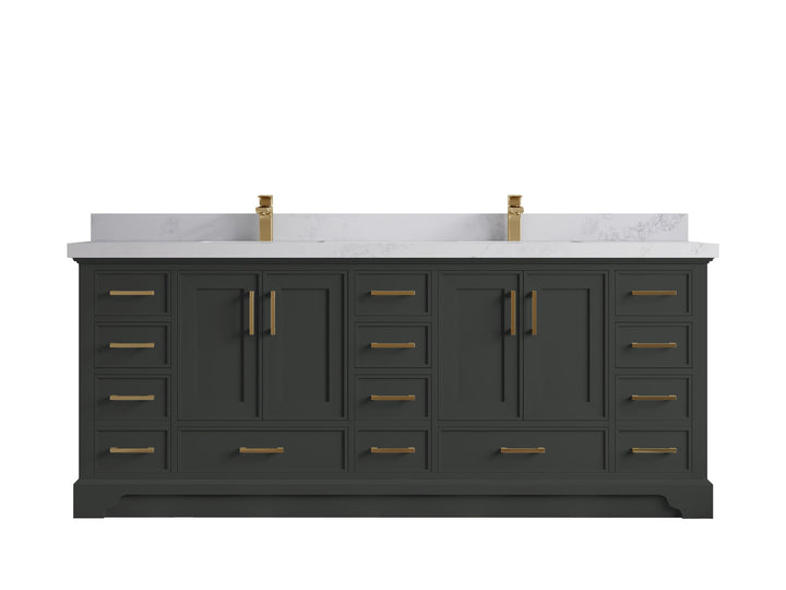 Charlotte 84 in. W x 22 in. D Double Sink Bathroom Vanity - photo 15