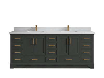 Charlotte 84 in. W x 22 in. D Double Sink Bathroom Vanity