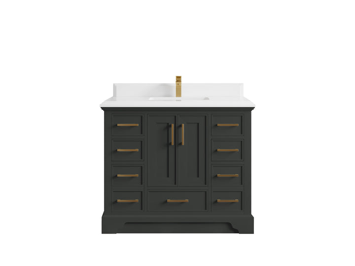 Charlotte 42 in. W x 22 in. D Single Sink Bathroom Vanity - photo 26