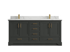 Charlotte 72 in. W x 22 in. D Double Sink Bathroom Vanity - photo 22