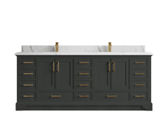 Charlotte 84 in. W x 22 in. D Double Sink Bathroom Vanity - photo 22