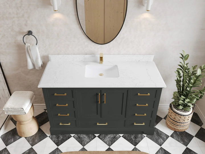 Charlotte 60 in. W x 22 in. D Single Sink Bathroom Vanity - photo 23