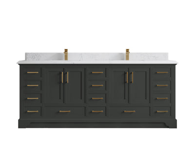 Charlotte 84 in. W x 22 in. D Double Sink Bathroom Vanity