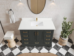 Charlotte 48 in. W x 22 in. D Single Sink Bathroom Vanity - photo 25