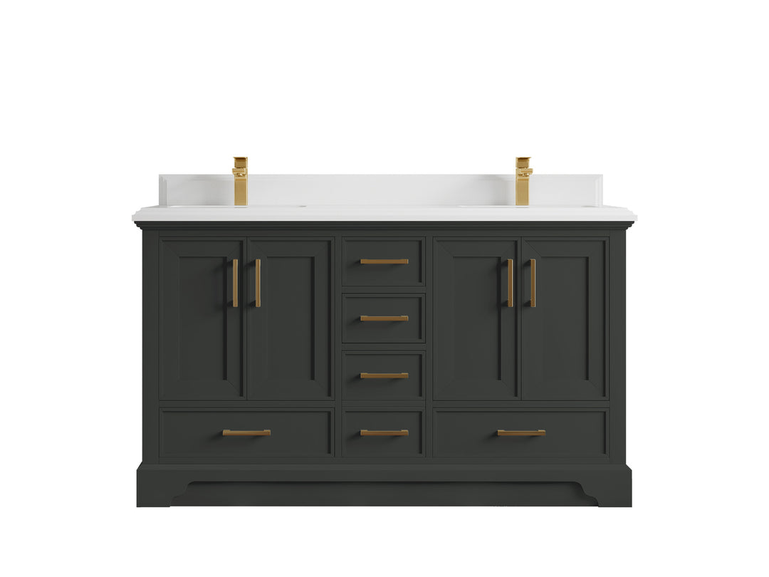 Charlotte 60 in. W x 22 in. D Single Sink Bathroom Vanity