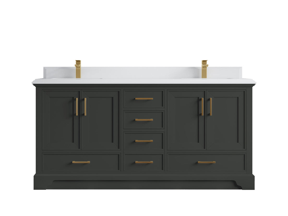 Charlotte 72 in. W x 22 in. D Double Sink Bathroom Vanity