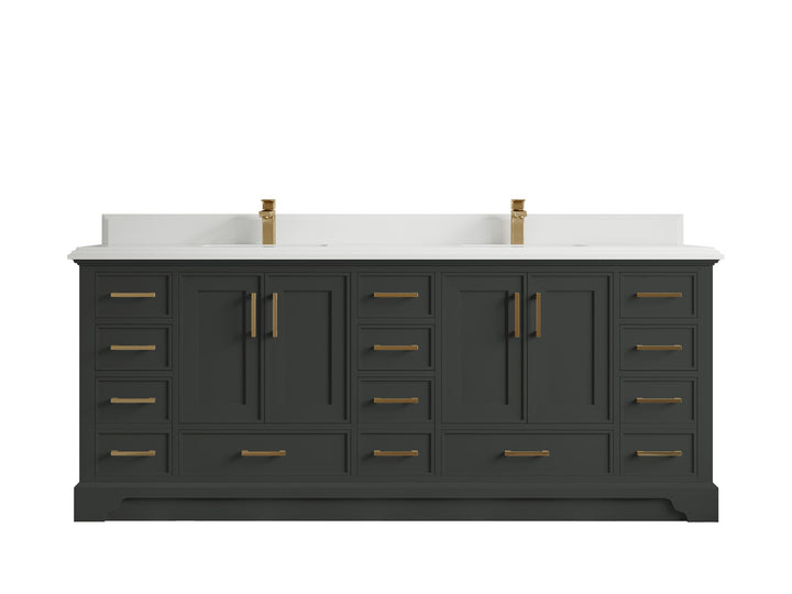Charlotte 84 in. W x 22 in. D Double Sink Bathroom Vanity - photo 26