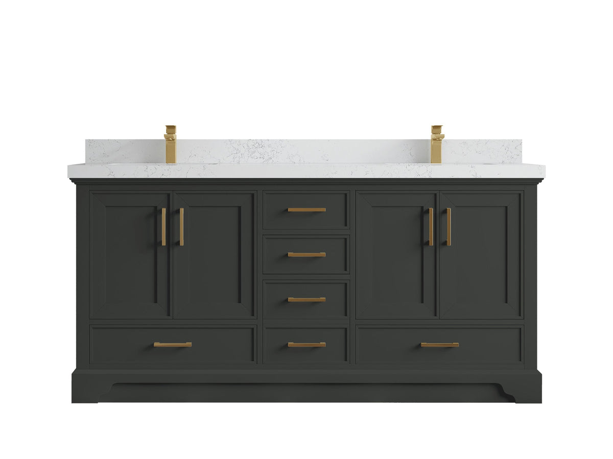 Charlotte 72 in. W x 22 in. D Double Sink Bathroom Vanity
